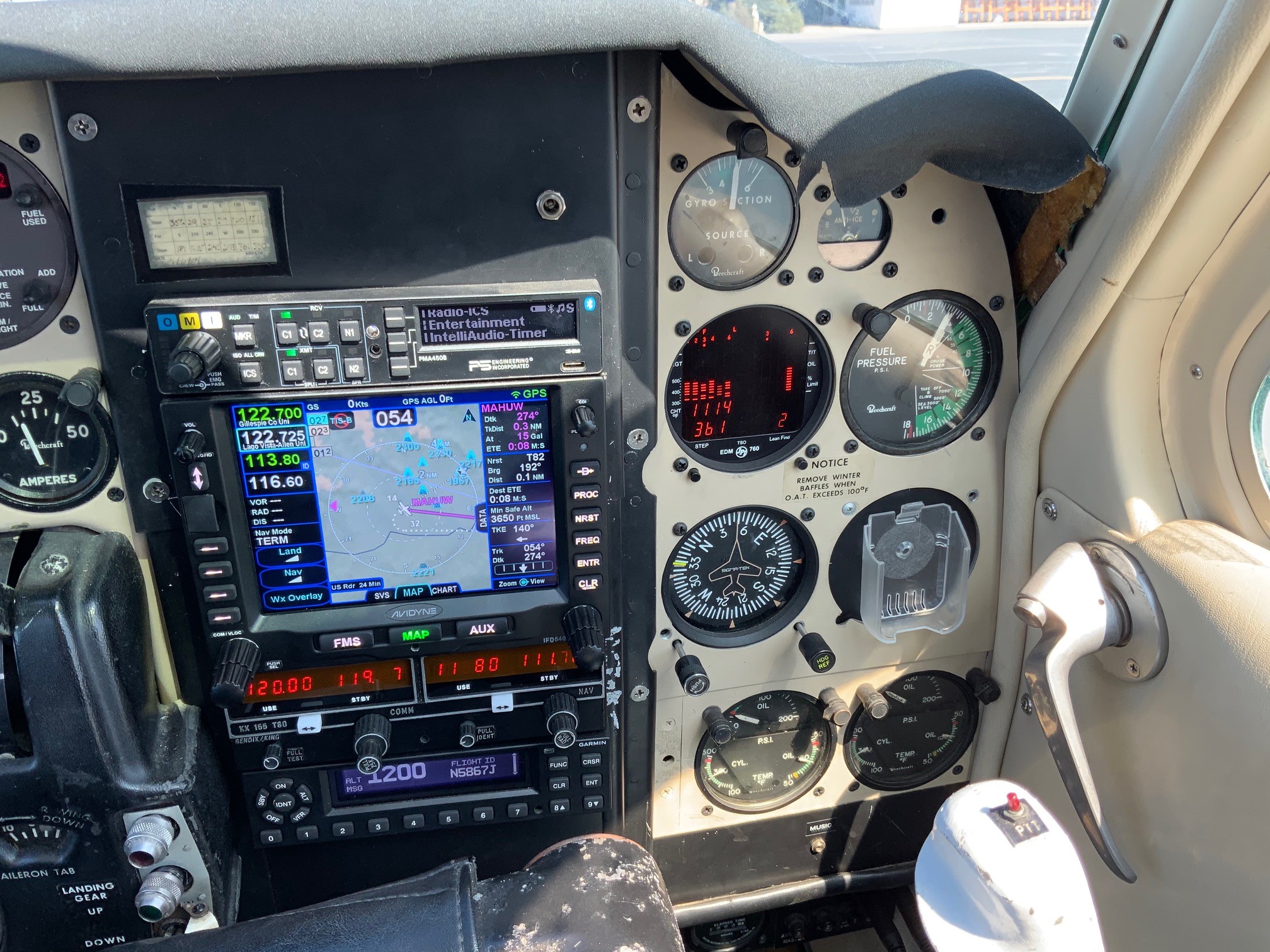 My New Avidyne 540